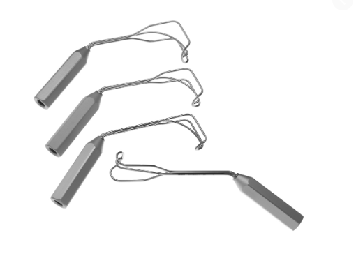 Cooley Atrial Valve Retractor, Left, Blade, 50.0 Mm Wide, 10.0 Mm Deep